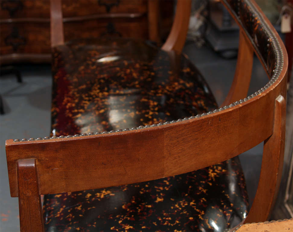 Faux Tortoise Shell Bench 3