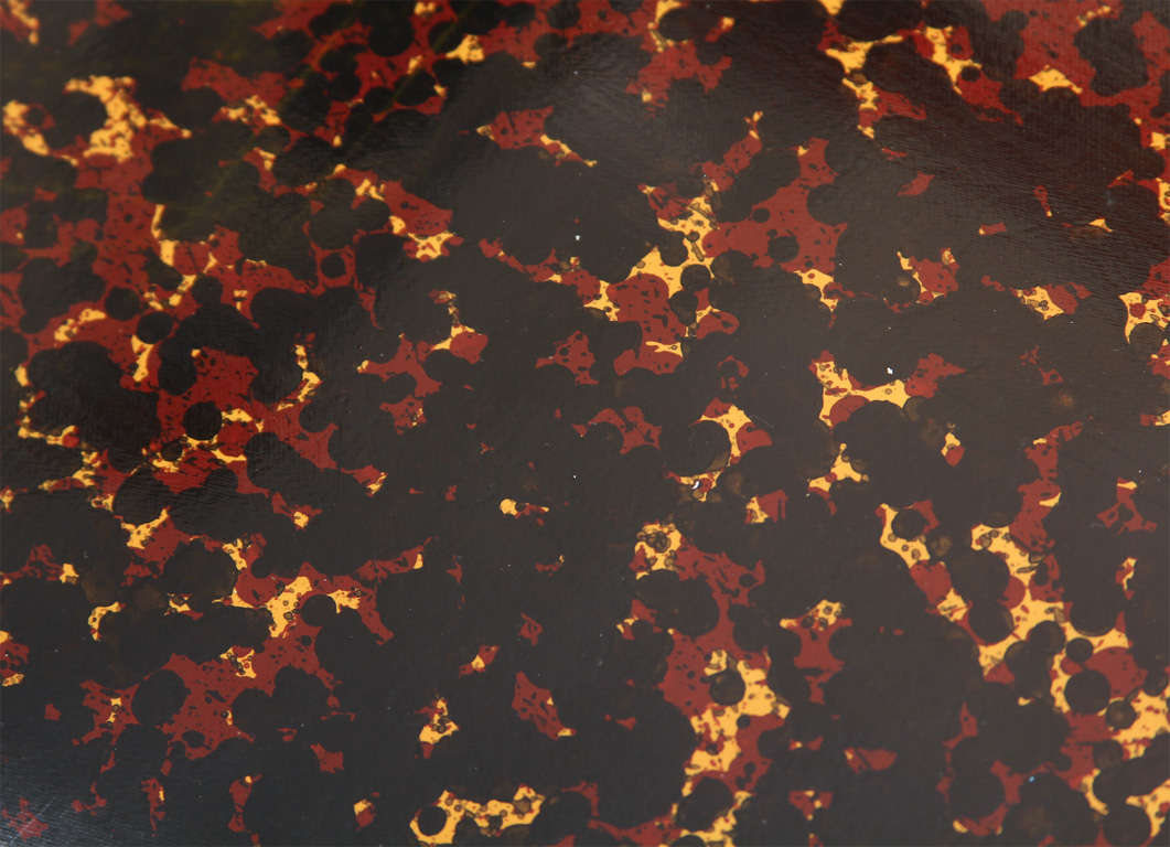 Faux Tortoise Shell Bench 5