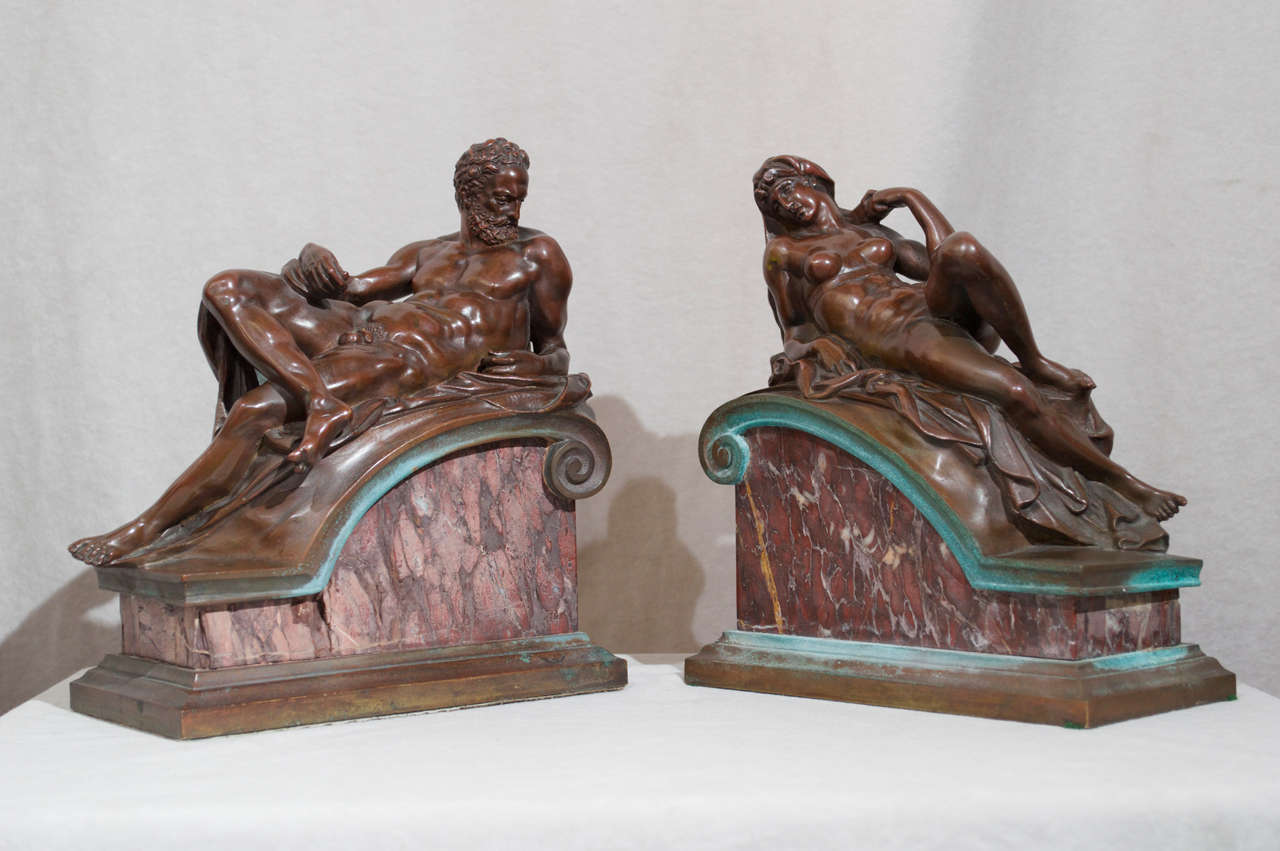 Pair of Grand Tour Bronzes, 