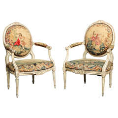 Pair of 18th Century Louis XVI Chairs 11