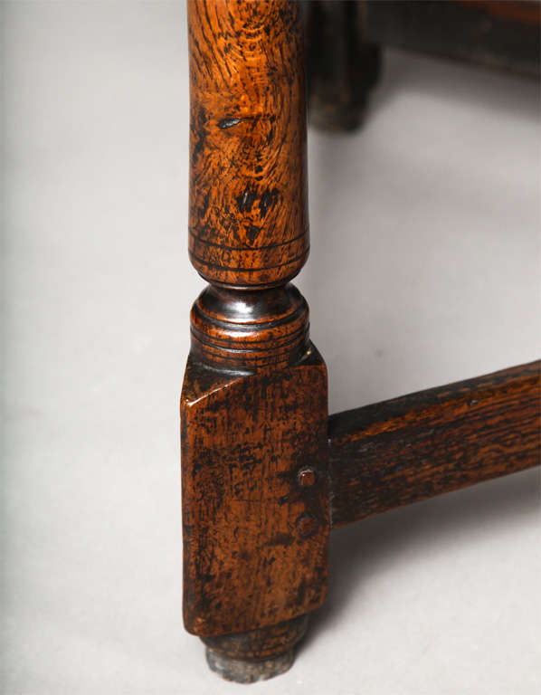 Charles II Period Oak Octagonal Cricket Table 1