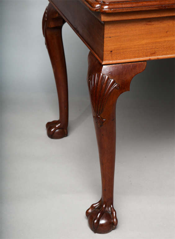 English George II Mahogany Center Table For Sale