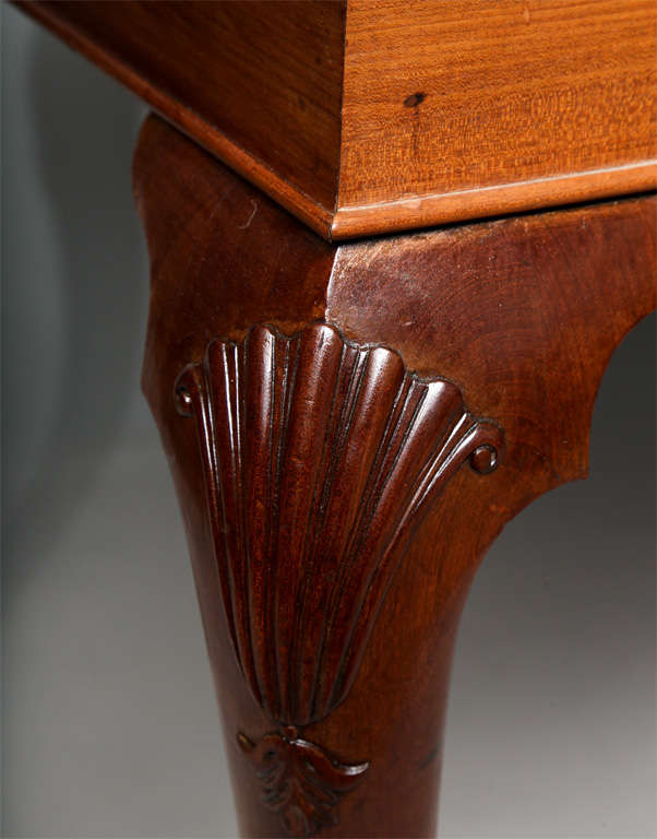 Mid-18th Century George II Mahogany Center Table For Sale