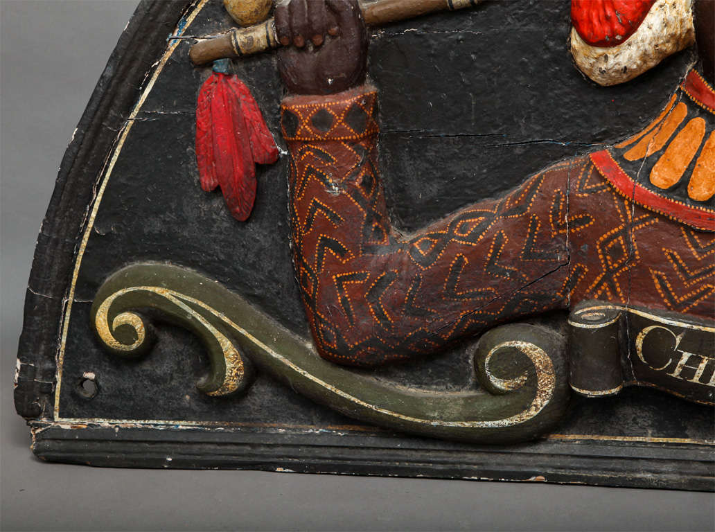 Important Folk Art Trade Sign For Sale at 1stDibs