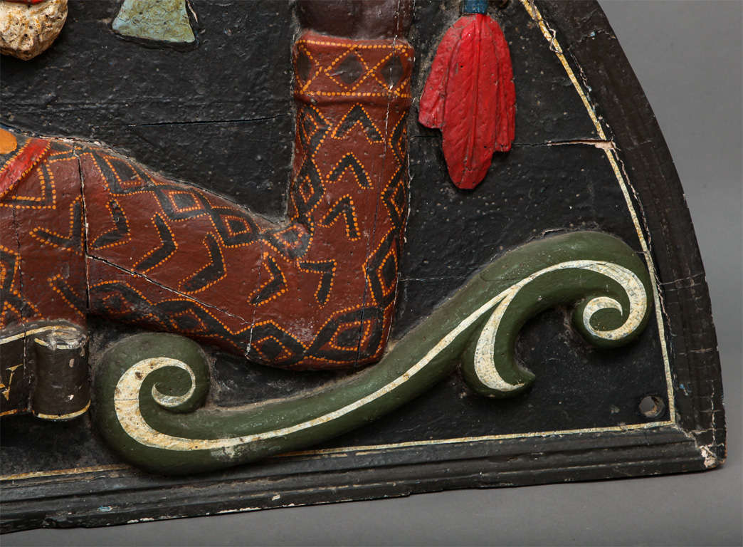 Important Folk Art Trade Sign For Sale at 1stDibs