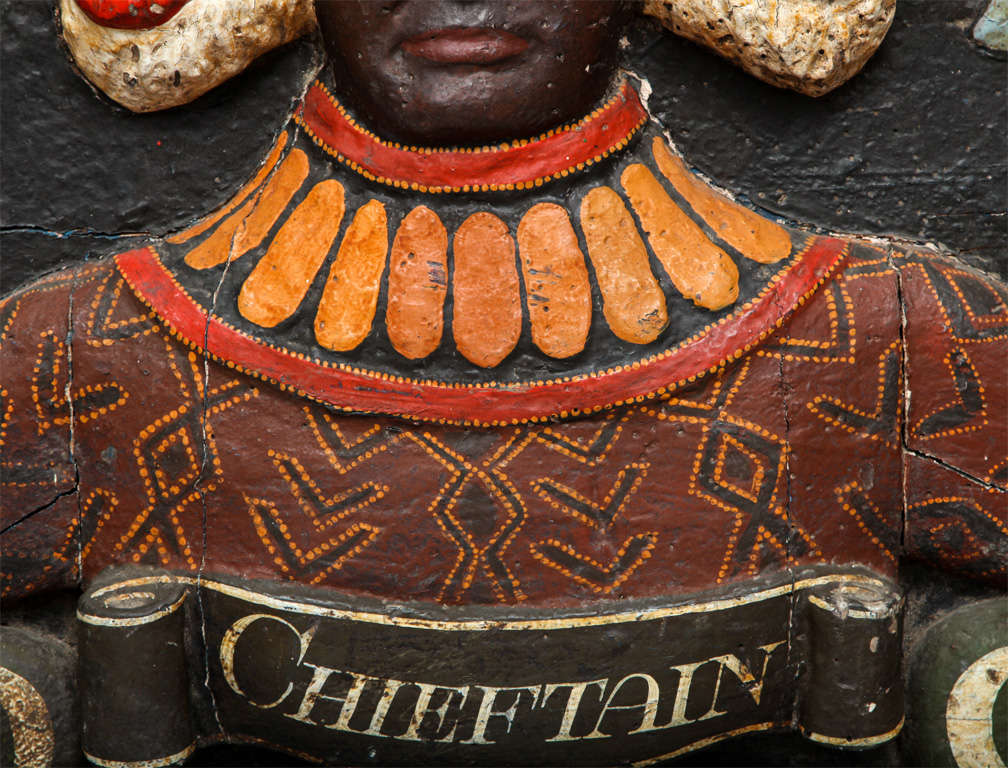 Important Folk Art Trade Sign For Sale at 1stDibs