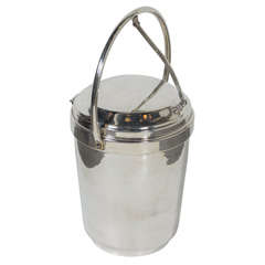Art Deco Silver-plate Ice Bucket Art Deco Silver-plate Ice Bucket