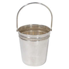 Art Deco Silver-plate Ice Pail by Bernard Rice and Sons for The Apolllo Company