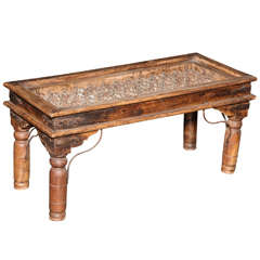 Indian Rustic Low Coffee Table