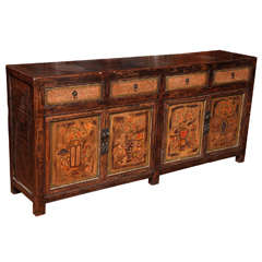 Antique Decorated Sideboard