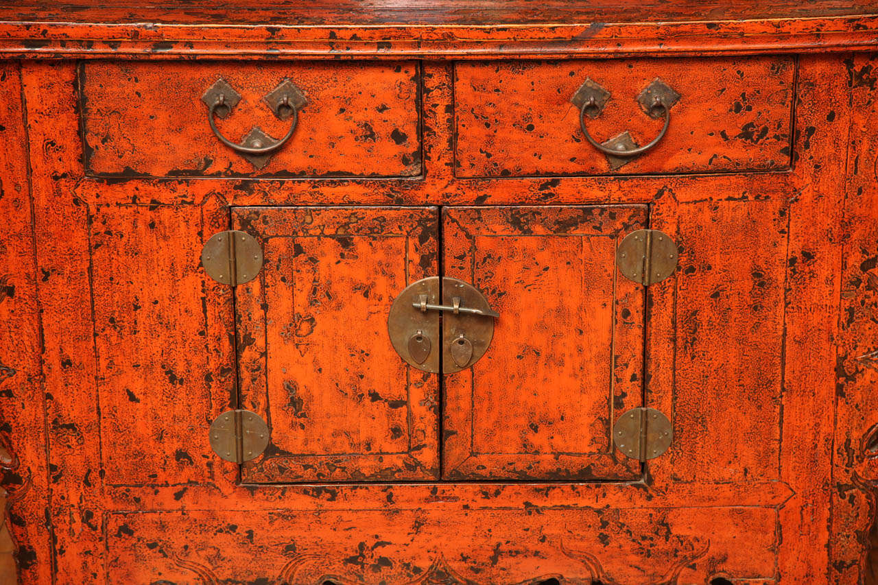 Chinese Distressed Sideboard/Coffer