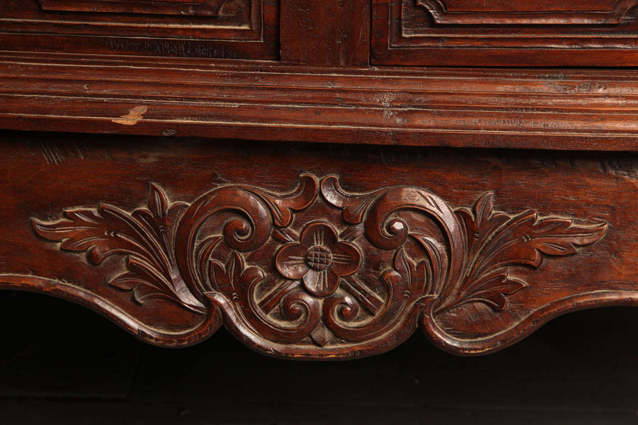 Large Indonesian Dutch Colonial Teak Palatial Armoire from the 19th Century 2