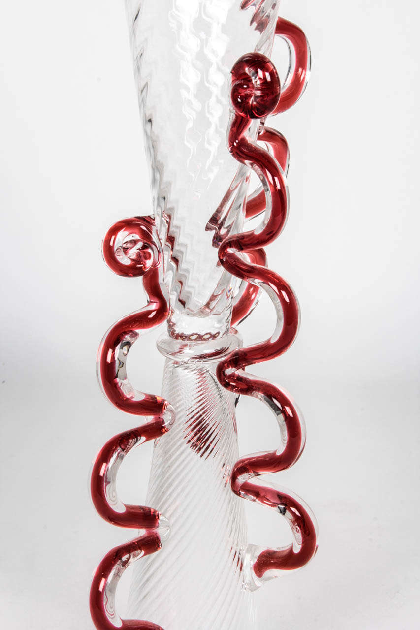 Modern Borek Sipek BIBI I Art Glass Goblet 1996 For Sale