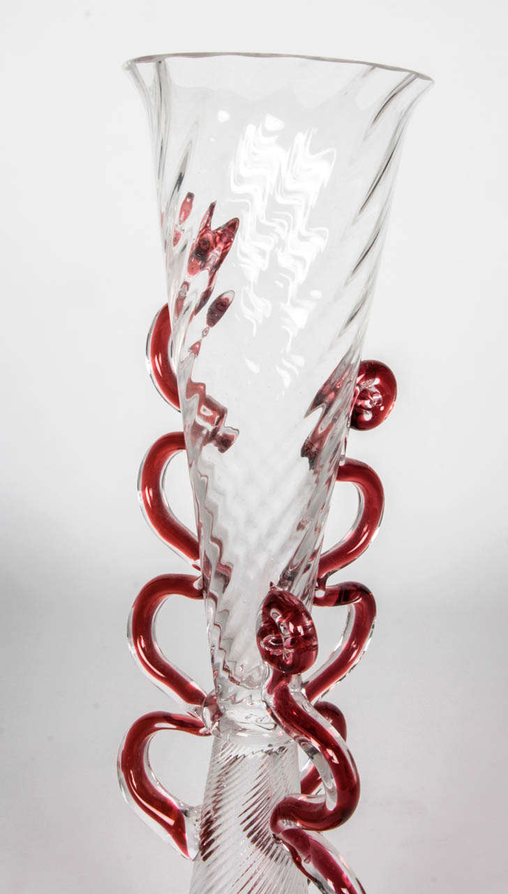 Czech Borek Sipek BIBI I Art Glass Goblet 1996 For Sale