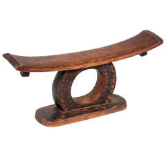 South African Tribal Zulu Art Deco Headrest Early to mid 20th Century