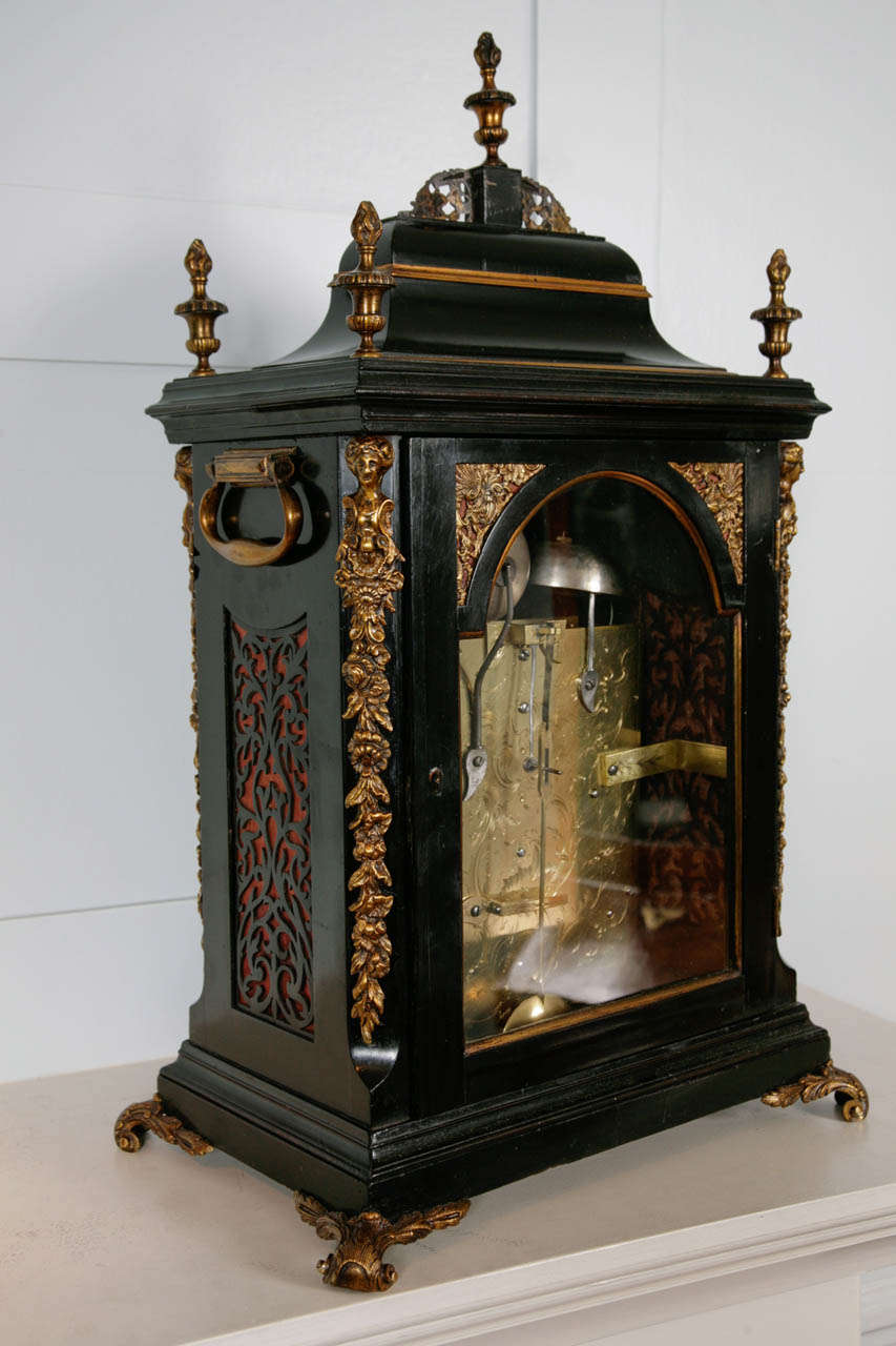 Automata Bracket Clock by Thomas Grinnard, London 1