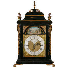 Antique Automata Bracket Clock by Thomas Grinnard, London