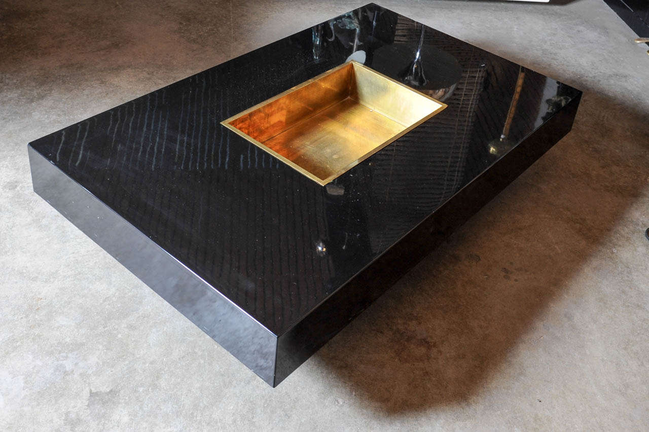 Mid-Century Modern Willy Rizzo coffeetable with Ice Cube Box