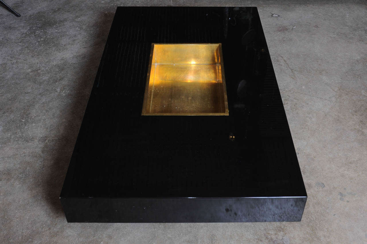 Willy Rizzo coffeetable with Ice Cube Box 1