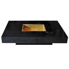 Willy Rizzo coffeetable with Ice Cube Box