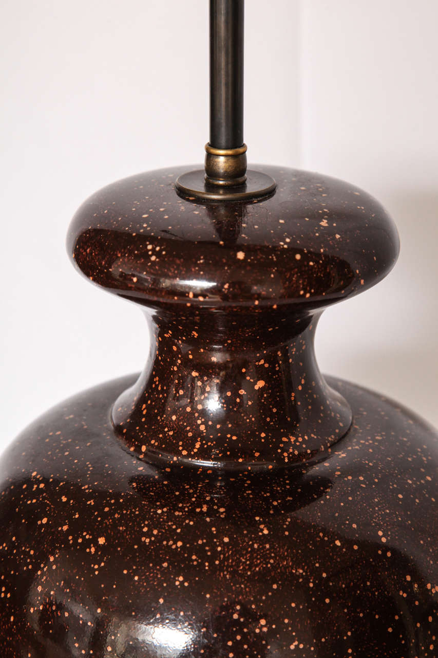 Continental Faux Porphyry Lamp 2