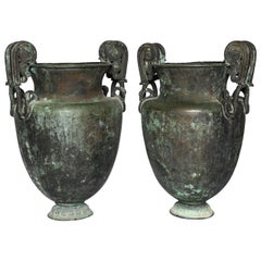 Pair of Large Neoclassical Urns