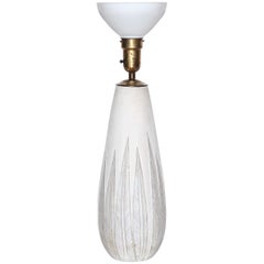 Monumental Anna-Lisa Thomson White on White "Paprika" Series Table Lamp