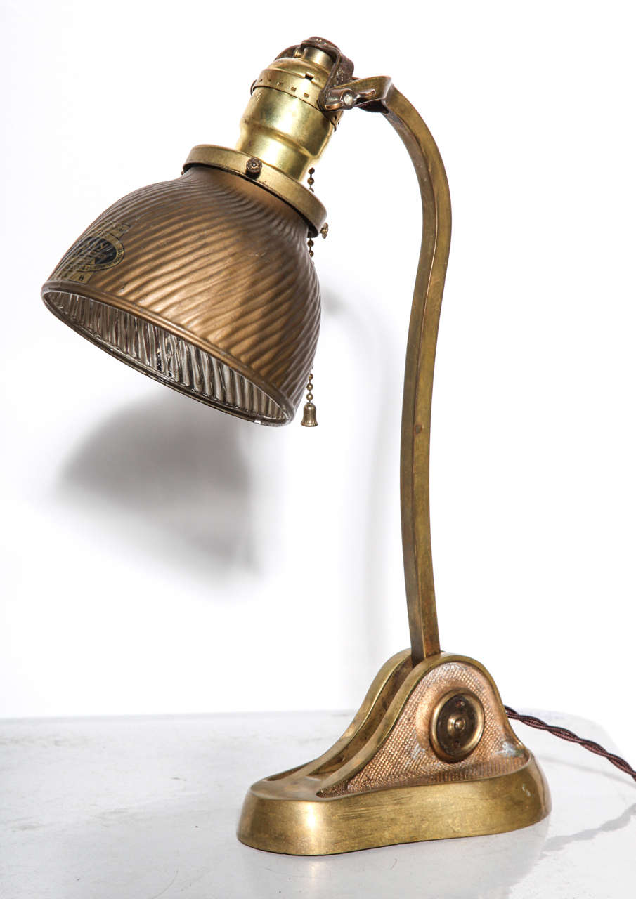 circa 1900 pair of Articulating Solid Bronze Sconces In Good Condition In Bainbridge, NY