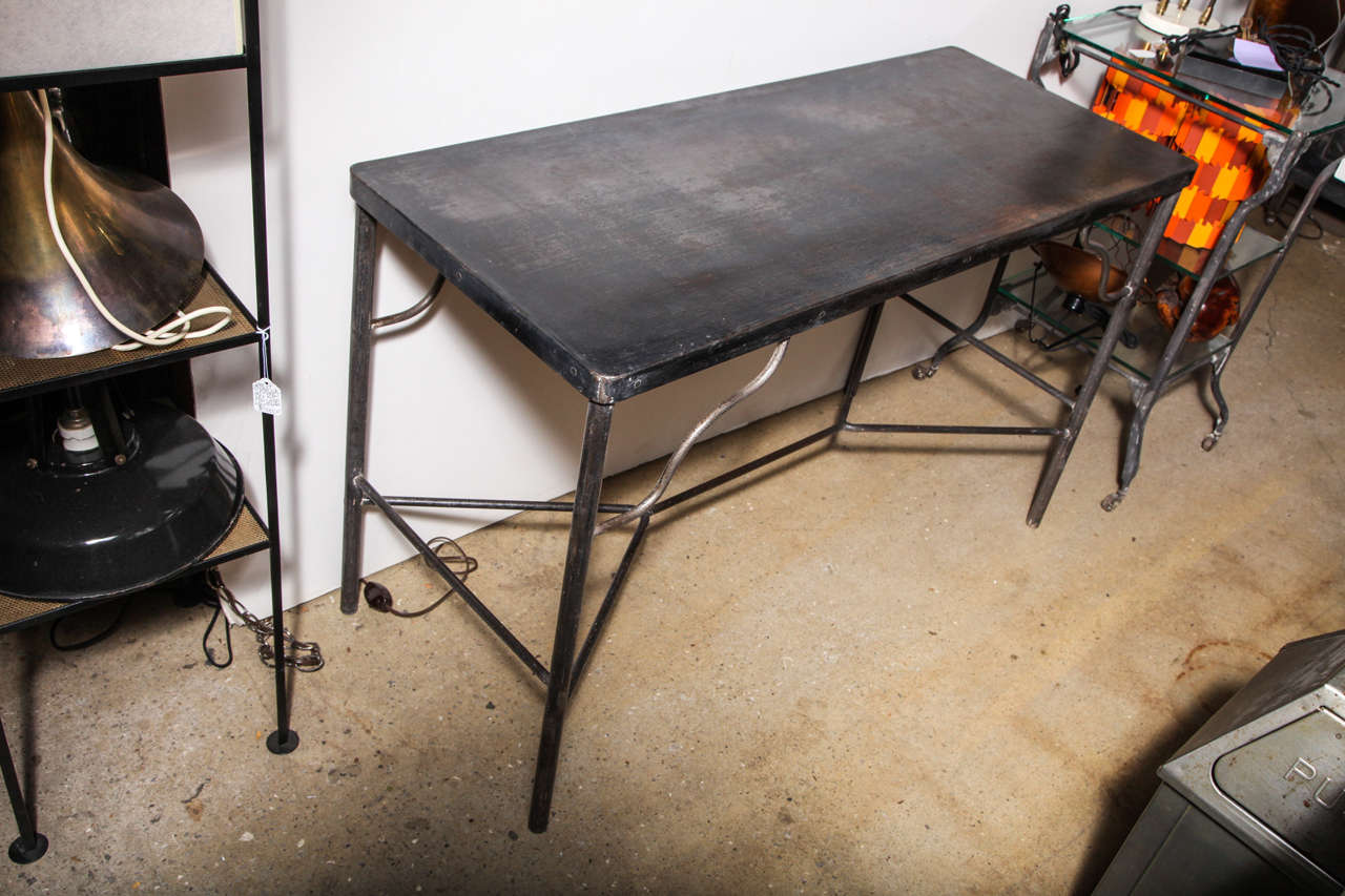 Edwardian Dark Charcoal Iron Table