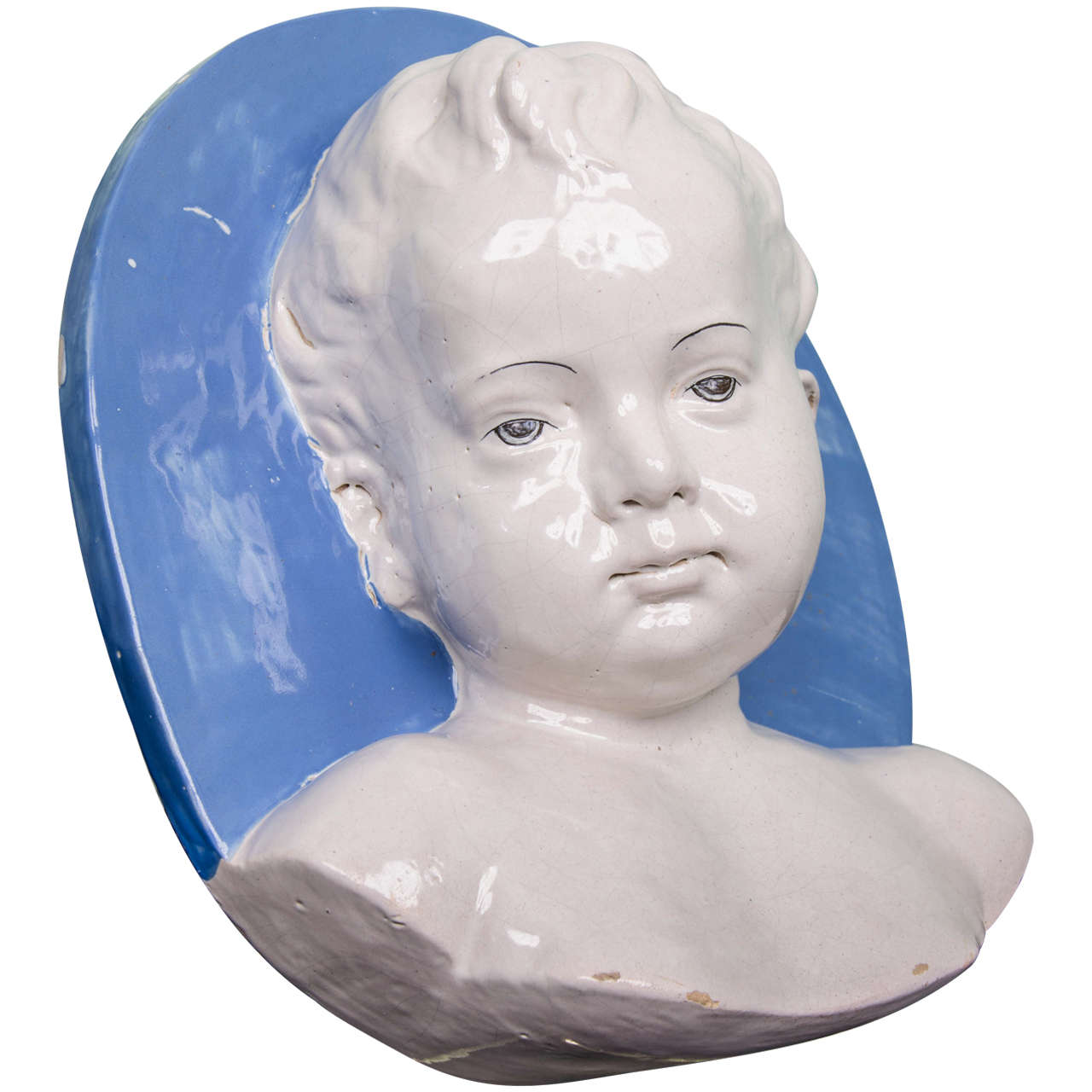 Italienische Terrakotta-Büste eines jungen Jungen, Cantagalli-Werkstatt, um 1880