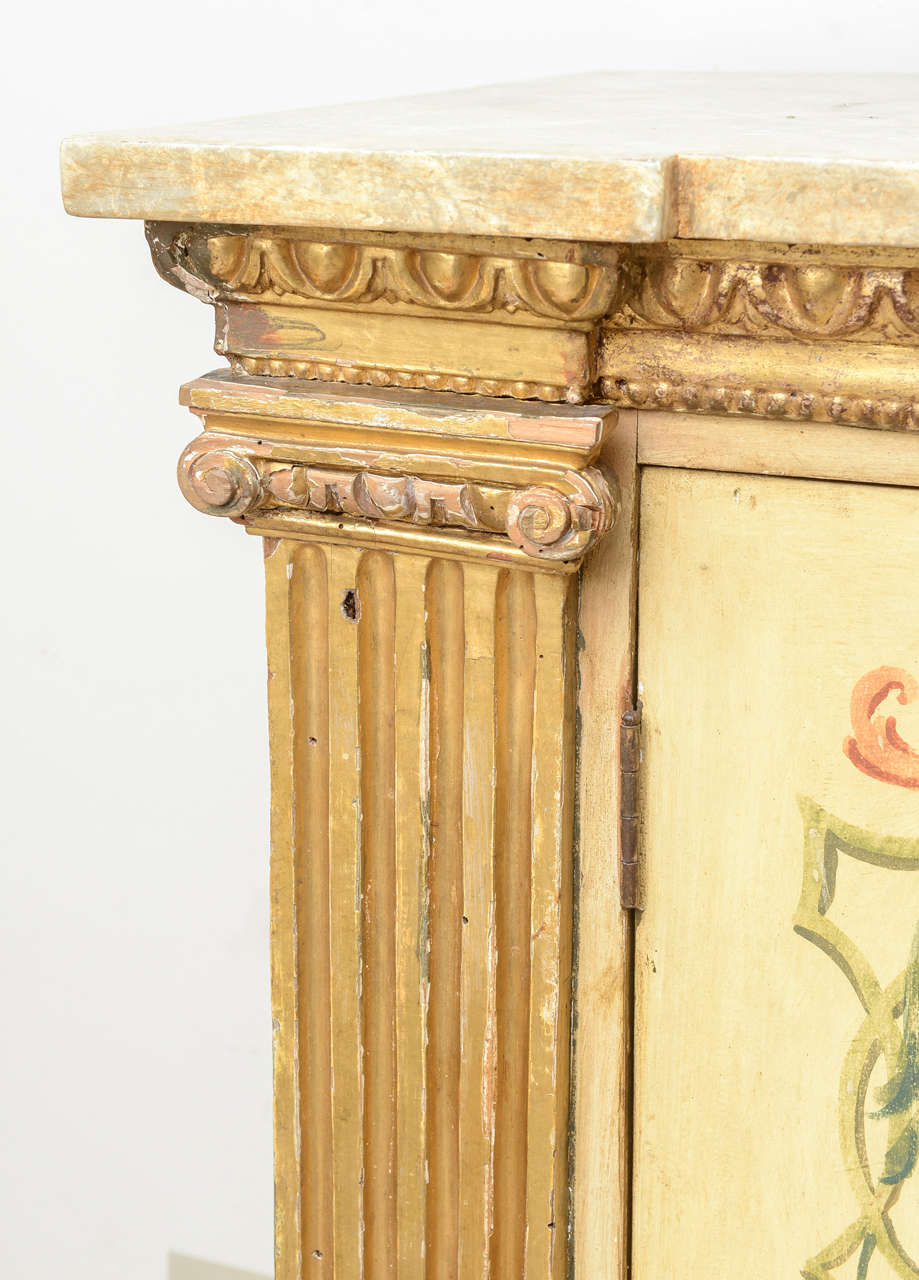 Classically Painted French Credenza, 19th Century 7