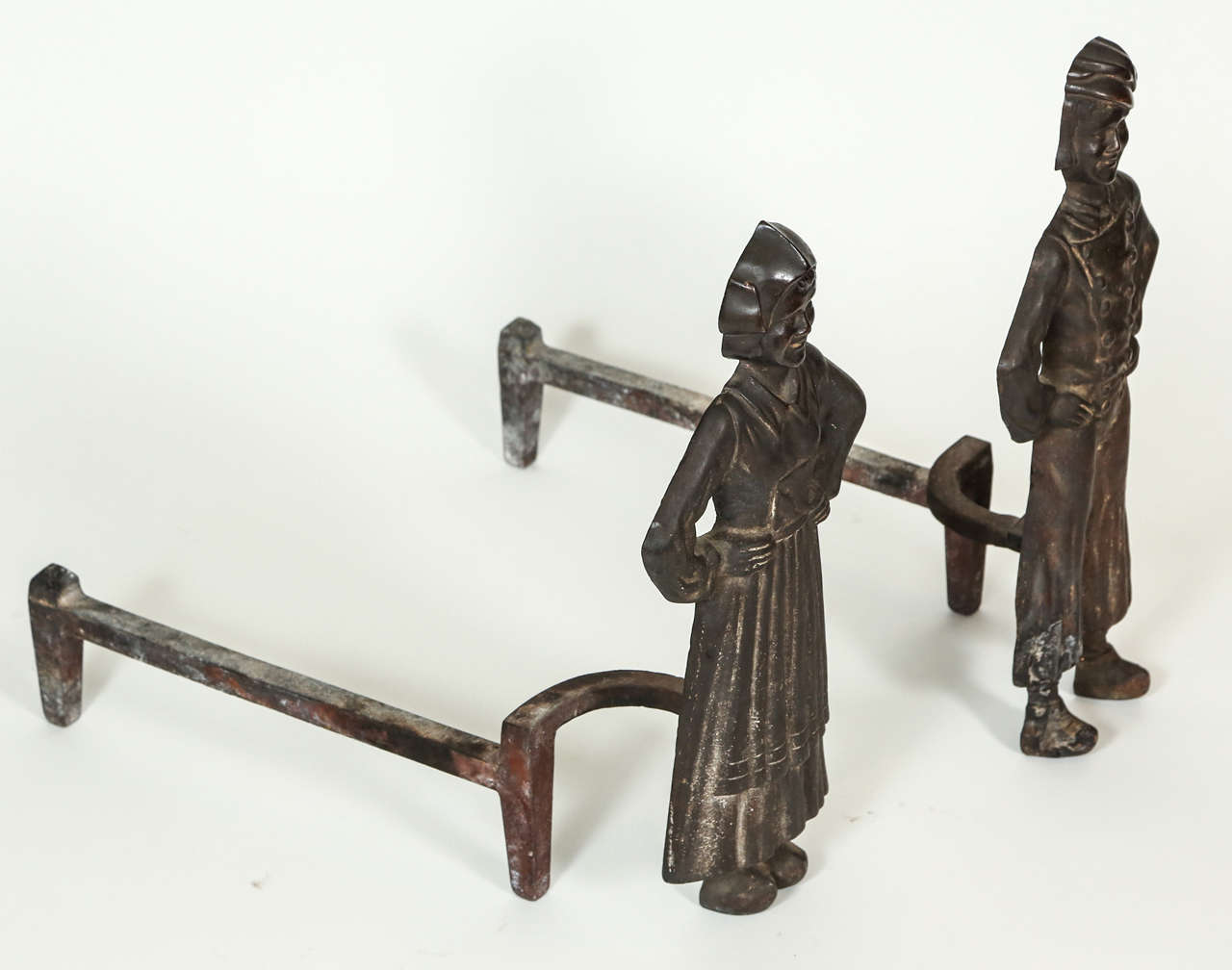 Vintage Dutch Andirons