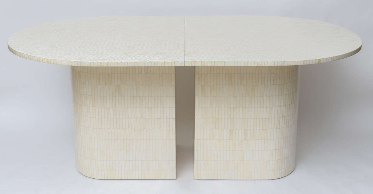 Impressive Tessellated Bone Dining Table