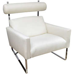 Rare and Unusual Milo Baughman Sculptural Lounge Chair