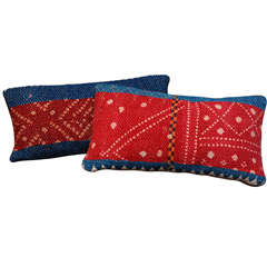 Vintage Indian Banjara Quilting Work Pillows