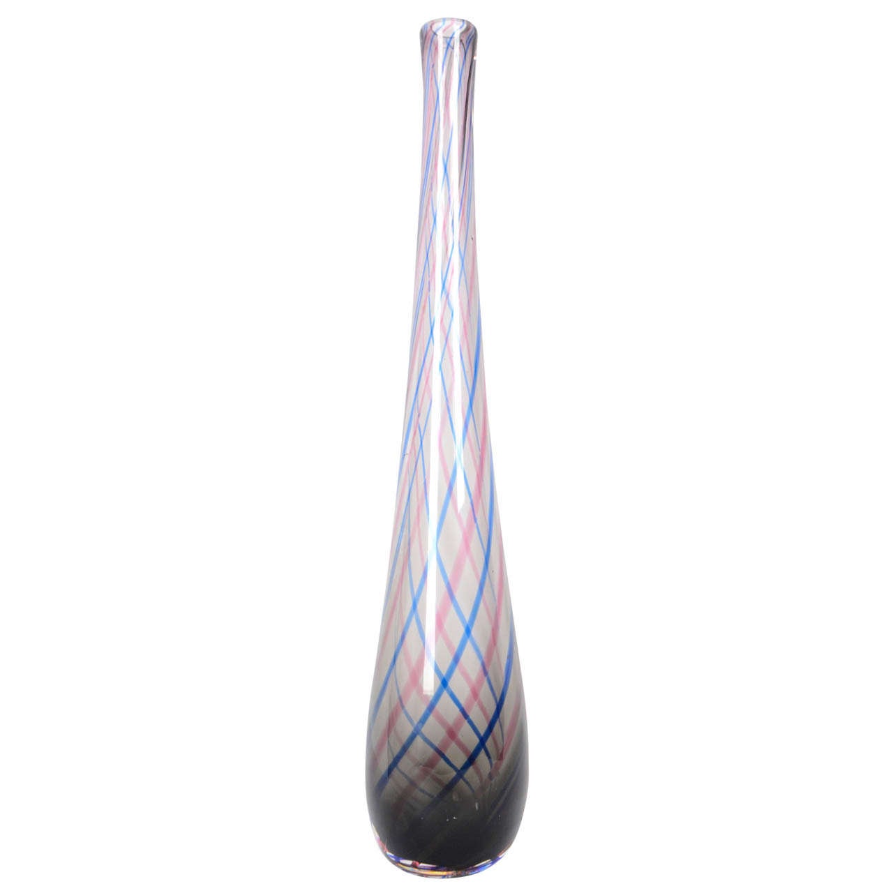 Large Venini  Murano Glass Vase 1950’s For Sale