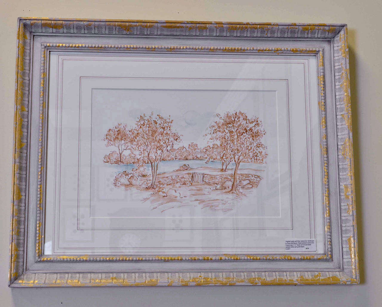 Paper Original Watercolor by Dora McDaniel