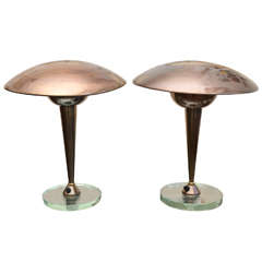 Pair of Table Lamps In the Style of  Stilnovo