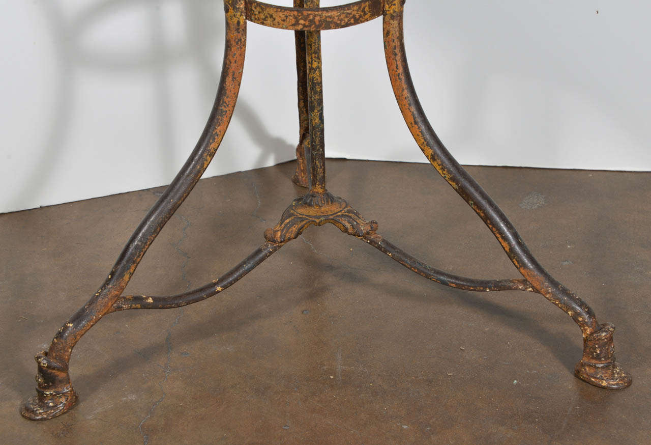 French 19th Century Metal Table from Arras
