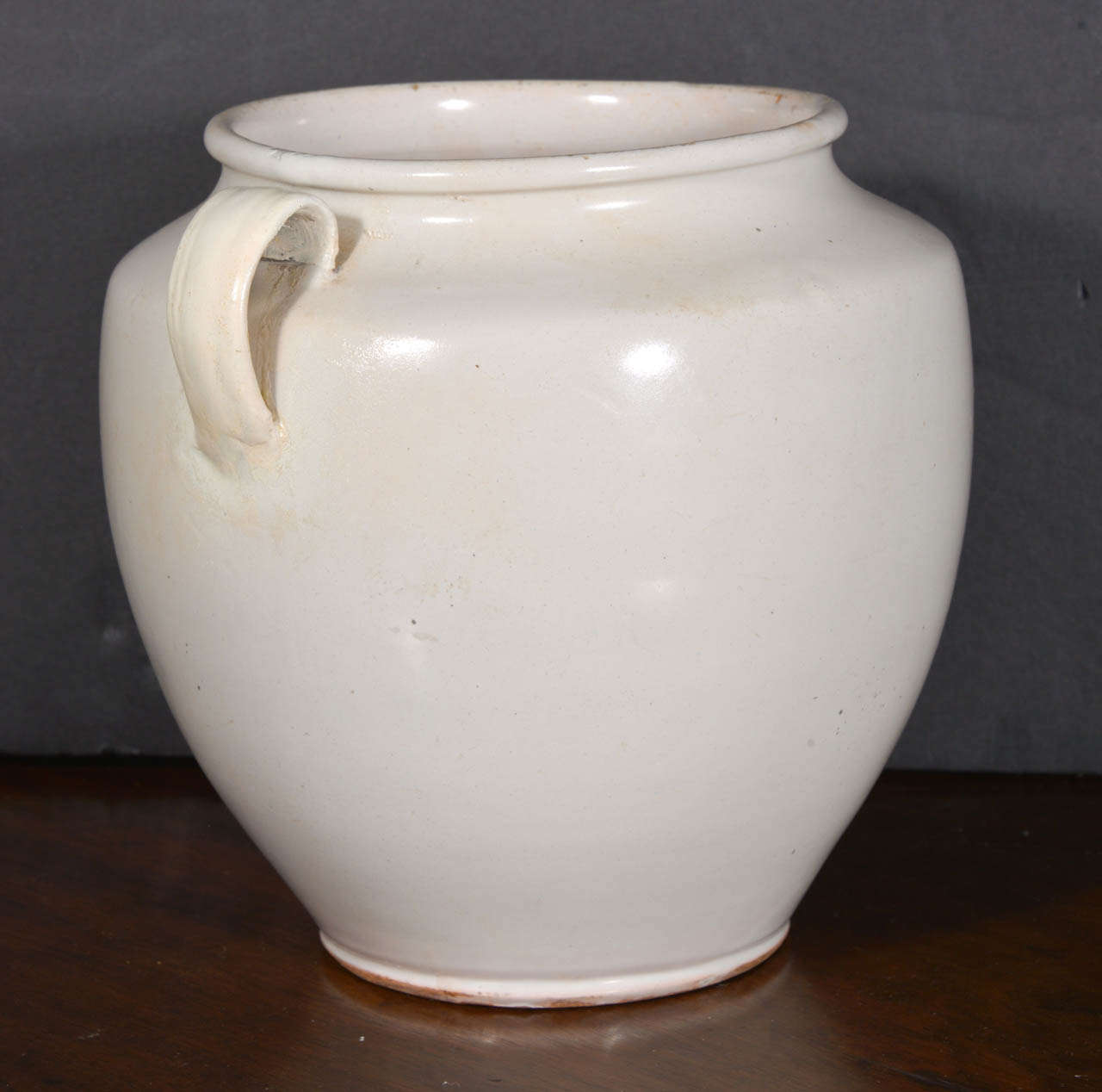 19th C. White Confit Pots 3