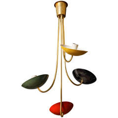 Stilnovo Multicolored Up Lighter Chandelier