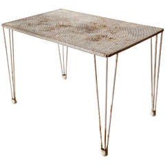 Table de patio Mathieu Matégot