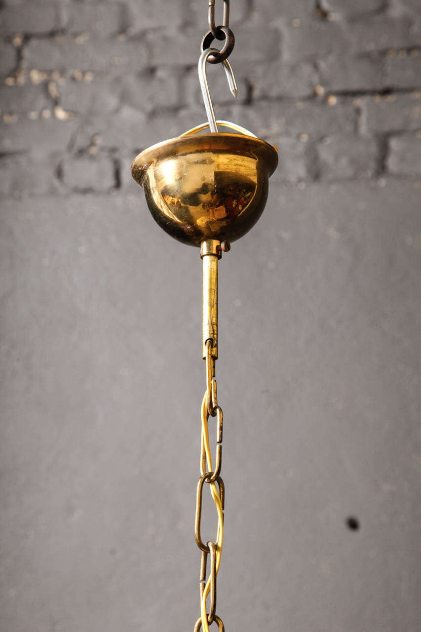 Whimsical 1950s Brass Pendant Light 1