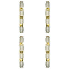 Set of Four Sconces in Murano Glass