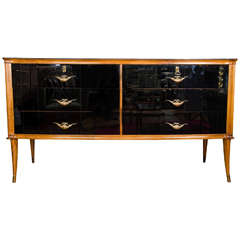 Italian 1950s Six-Drawer Sideboard 1
