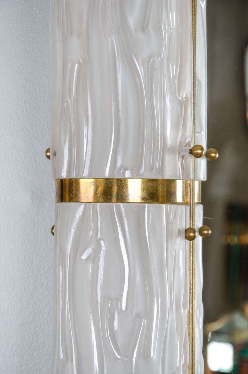 Italian 1970s Mazzega Mirror Light