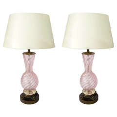 Pair Italian 1950s Table lamps