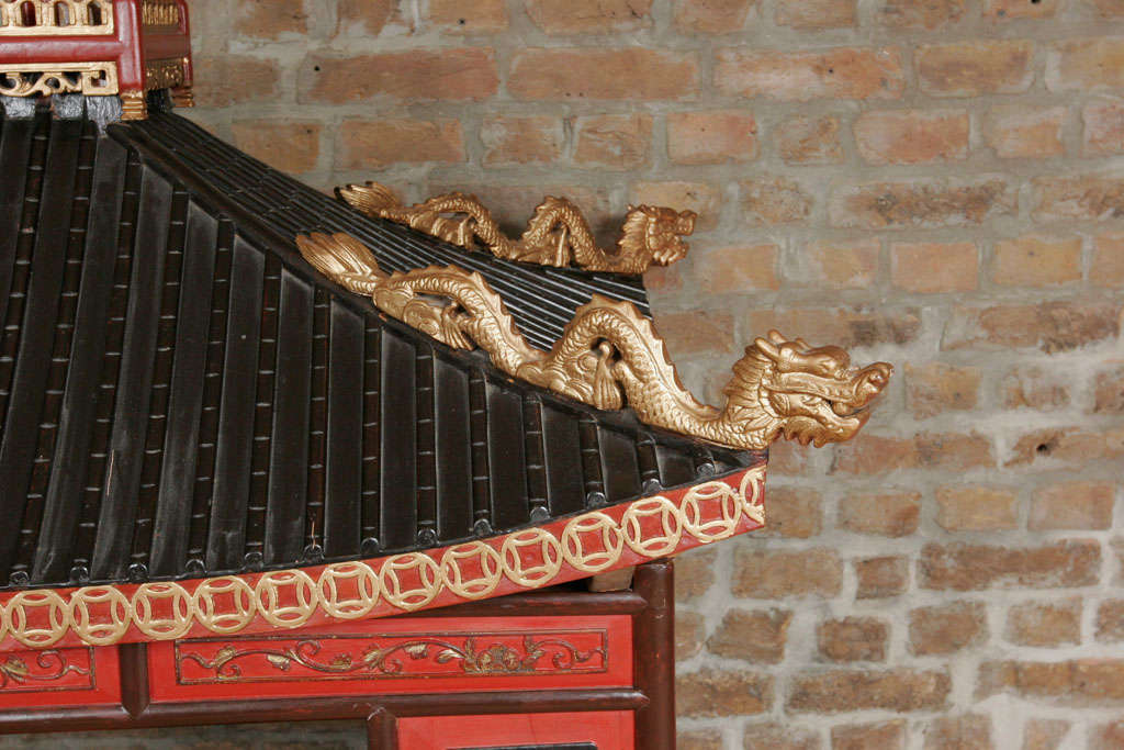 Folk Art Chinese Bridal Sedan Chair For Sale