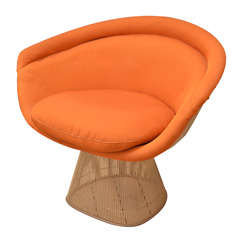 Mod Orange Platner Chair