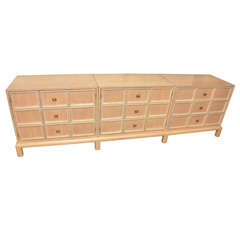 Long Sideboard w/ Ceruse Finish